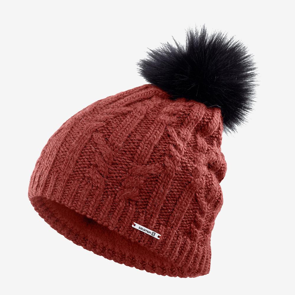 Salomon Singapore Mens Hats - IVY Red | 01689-JLDB